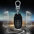 Good Genuine Leather Key Ring Auto Key Bags Smart for Audi A7 - Black